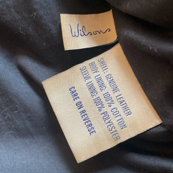 Men’s Wilsons Leather Jacket  size large - Picture 3 of 9